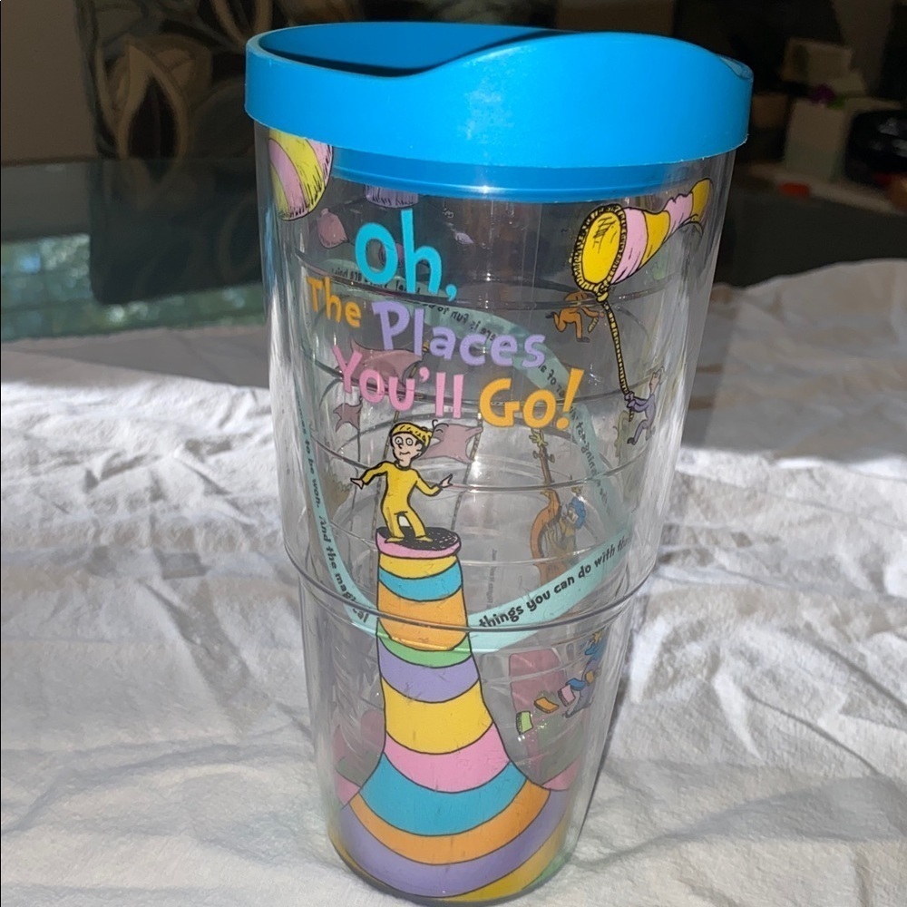 Tervis Oh The Places You’ll Go Dr. Seuss Tumbler 24 ounce with lid